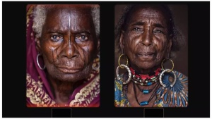 What makes these African people cut their bodies happily?