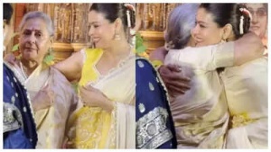 Jaya Bachchan, Kajol Share Heartwarming Reunion at Mumbai Durga Puja Pandal: Must-See Video