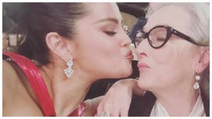 Selena Gomez Weds Benny Blanco in Star-Studded Ceremony; Meryl Streep Absent Due to 'Devil Wears Prada' Sequel Filming
OR
Meryl Streep's 'Devil Wears Prada 2' Shoots Keep Her From Selena Gomez Wedding; Star-Studded Nuptials Detailed