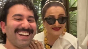 Orry and Rekha's Unexpected Pairing Delights Fans at Star-Studded Party - WATCH