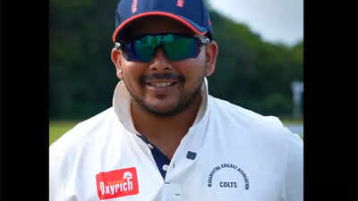 100 on debut! Prithvi Shaw announces Maharashtra arrival: 'Glad to start this way'