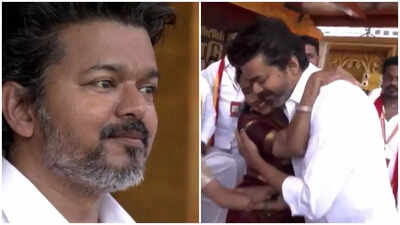 Thalapathy Vijay almost breaks down in front of his parents as fans shower immense love at Madurai event: WATCH