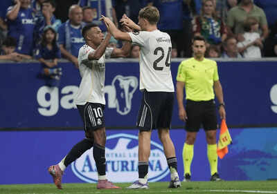 La Liga: Kylian Mbappe shines as Real Madrid cruise to 3-0 win over Real Oviedo