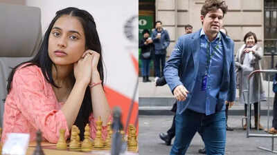 Chess | 'No jeans': Divya Deshmukh evokes Magnus Carlsen's viral dress code controversy - Watch