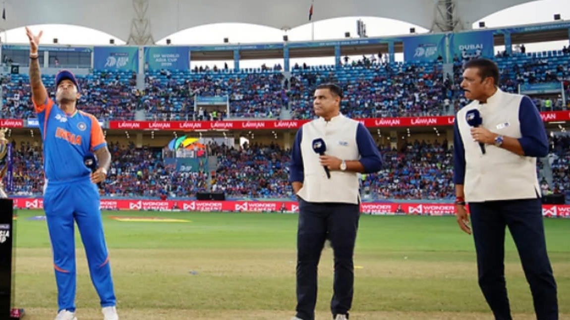 India won the toss and chose to bowl first. (Image: Screengrab) IND vs PAK, Asia Cup 2025 Final