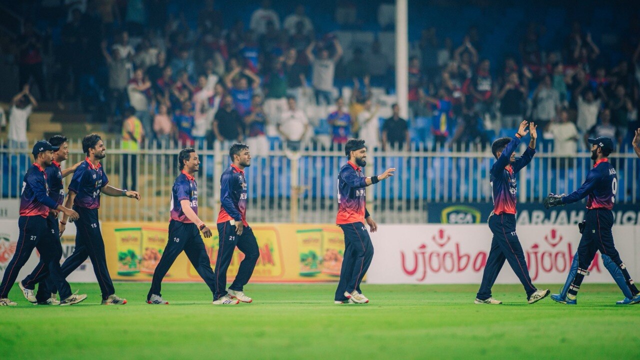 Nepal secured a series win over the West Indies. (Image: X/@CricketNep) NEP vs WI